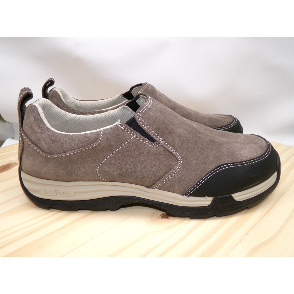LL Bean Rugged Ridge Loafers 512660 Mens Brown Size 9 Hiking Slip On Shoes - Picture 4 of 8